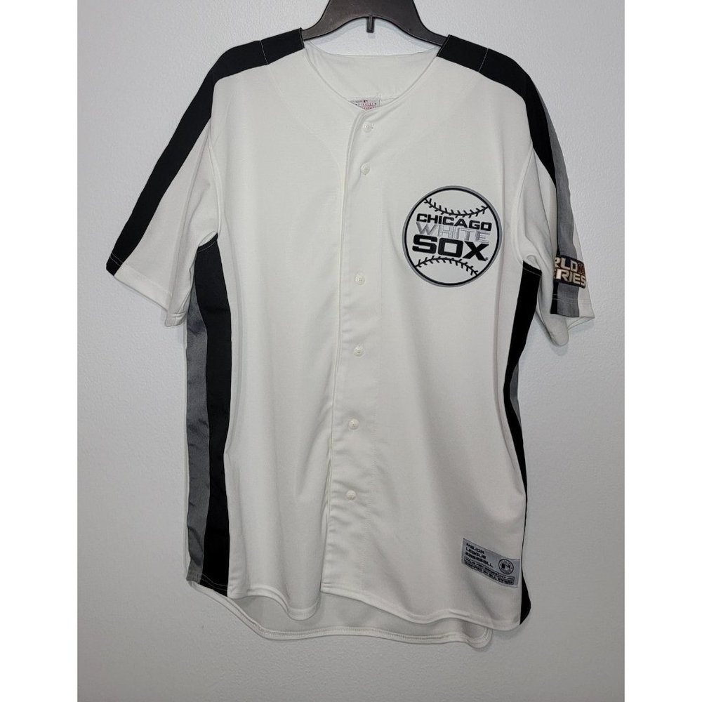 Chicago White Sox 2005 World Series MLB Baseball Jersey True Fan Sz Mens L Large